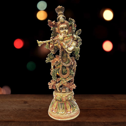 Brass Krishna Statue 8.16kg